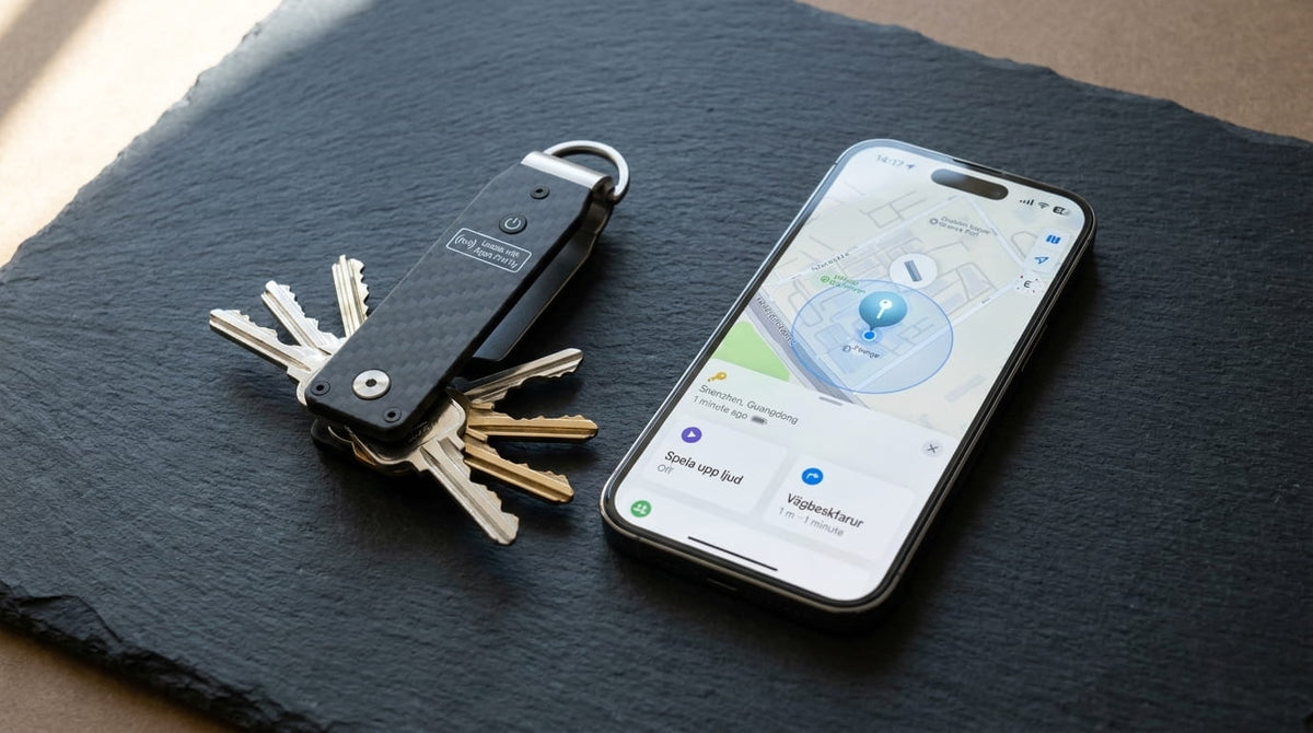 Air Key – Nyckelhållare i Kolfiber med Inbyggd Spårning | Evolto - Evolto
