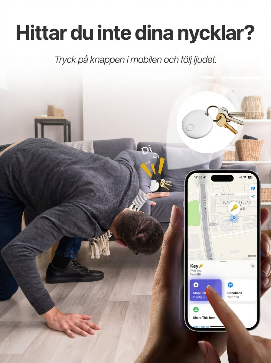 Evolto™ Key Tag – Det enklaste sättet att hitta nycklarna på sekunder
