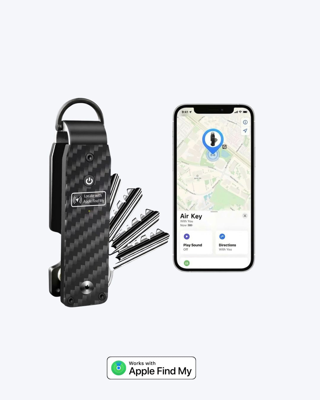 Evolto™ Air Key – Smart Nyckelspårare med (Apple Find My)