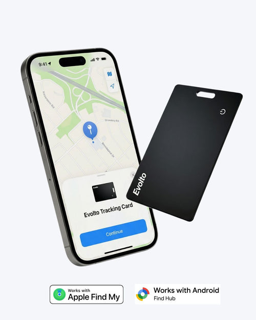 Evolto™ Ultratunt Spårningskort (Trådlös laddning)