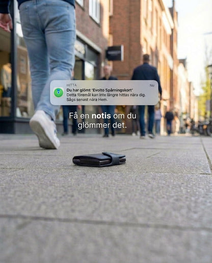 Evolto™ Spårningskort / Tracking Card – För iPhone & Android - Evolto